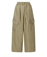  ELVIN CARGO COTTON BANDING PANTS (3COLOR)