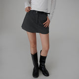 [Frisen] Stripe Mini Skirt Pants - 2 colors