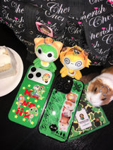 G!N! ギニア フレンズ ケース グリーン グラス バンパー