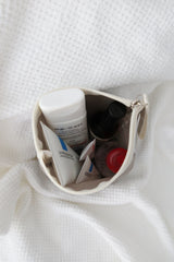 flat pouch (cream grey)
