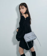 UNISEX ショルダージップシャギーニット