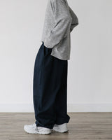 YF CURVED COTTON PANTS