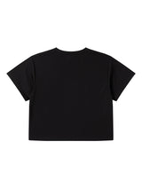 BASIC COOLING CROP TEE (BLACK)