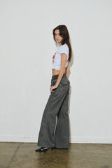 ag cotton pants (dark grey)