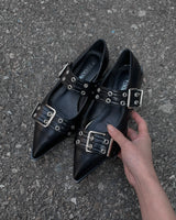 Eylet flat heels