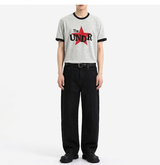 エッセンシャルスタンダード半袖リンガーTシャツ アンダースターメランジ