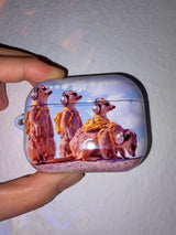 Furry Friends airpods case_Meerkat