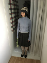 Essential Knit Half-Neck Zip-Up (3color)