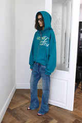 26SS★ HIGH NECK VINTAGE GRAPHIC HOODIE ZIP-UP