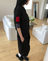 Stay U-Neck Three Quarter T-Shirt