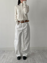 [Unisex] Stitched Cotton Wide Pants
