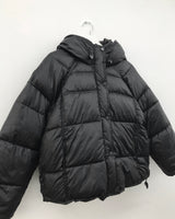 ウェロンハイネックフーデッドパディング (2color)
