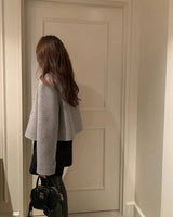 リトルパリダブルブレステッドショートウールコート