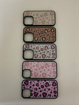 heart leopard (dark pink) case 