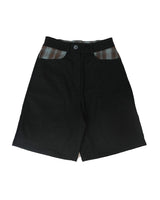 check pocket half carpenter pants