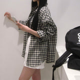 [MADE] Leon loose fit summer checkered shirt