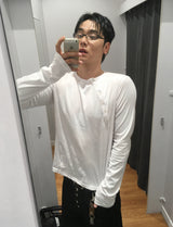 No.1836 arched button T (4color)