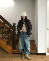 Flu Matte Leather Jacket