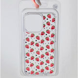 [MADE] Strawberry Star Clear iPhone Case