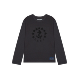 1/2リージョンモータースクラブ長袖Tシャツ (チャコール)