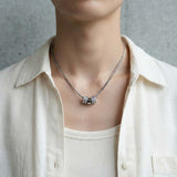 Mist Silver Core Necklace