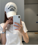 リアヘンリーネックショートスリーブTシャツ / 4カラー