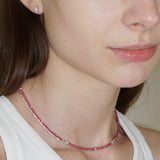 GLITTER NECKLACE PINK