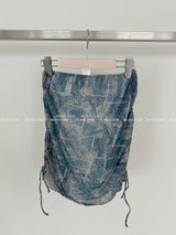 Denim 4PS Cover-Up Bikini Set