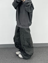 shirring strap cargo pants
