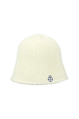 Ivory puffy bucket hat (아이보리 뽀글이 버킷햇)