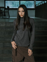 STUD HOODIE (CHARCOAL)