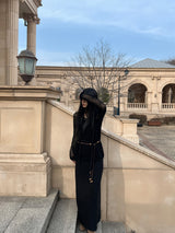  Still Line Long Maxi Banding Skirt (2 colors)