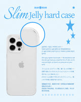 [Magsafe]ブラック ヴェール レース ジェル ハード フォンケース