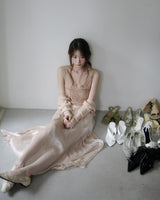 my romance lace flat shoes