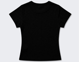 Stretch Cotton Slim Short Sleeve T-shirt Black