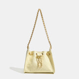 Premium Crocodile Pattern Chain Square Bag - Luxurious Crocodile Pattern Bag