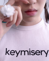 Keymisery スモールロゴTシャツ (ホワイト)