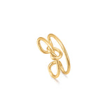 Minimal Line Note 925 Silver Ear Cuff E029-03G