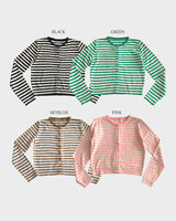 kitsch Round Stripe Cardigan 4C