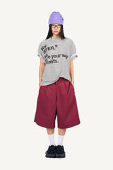 Fold Tuck Bermuda Pants