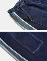 [BELT SET] Rope Line Denim Pants