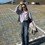 シンプルワンポケットブラウス
