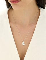 26SS★ [Premium Plating] Champagne Full Moon AB(W) Big Bowl Long Necklace