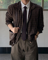 Baye check two-way jacket