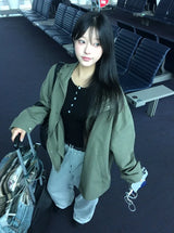Kyoa High-Neck String Field Jacket