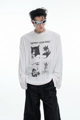 Art Print Long Sleeve Tee