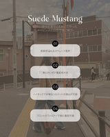 Wool suede mustang