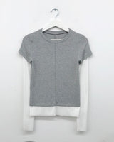 ミューレシルククルーネックTシャツ (4color)