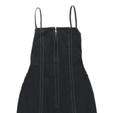 Back open stitch salopette