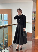 エミリーピントックフレアロングスカート
